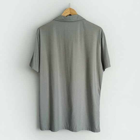 Vuori Polo Shirt Mens XL Soft Gray Heather Strato Tech Performance Golf Athletic - Picture 6 of 7